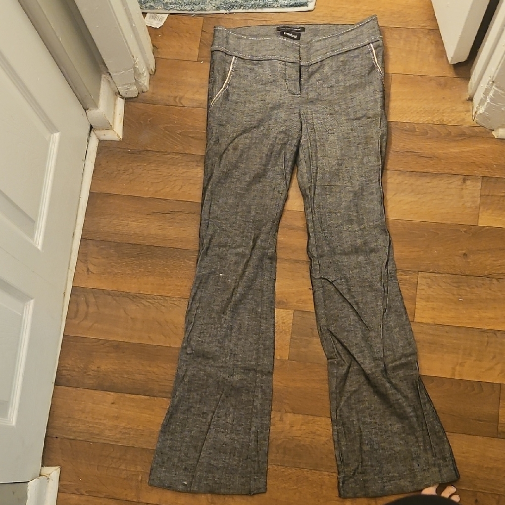 bebe Charcoal Flare Pants